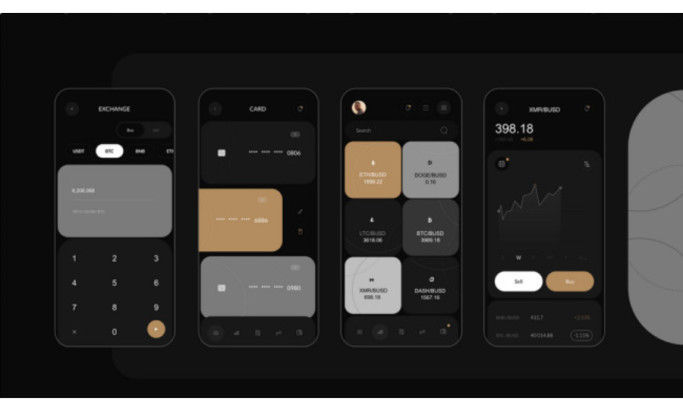 Unison Cryptocurrency Exchange App Design