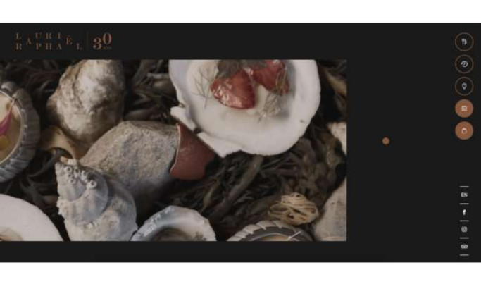 Laurie Raphaël Website Design