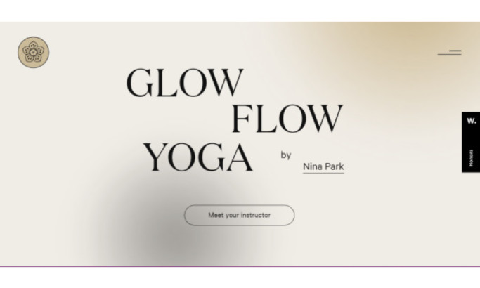 Yoga by Nina Logo Design