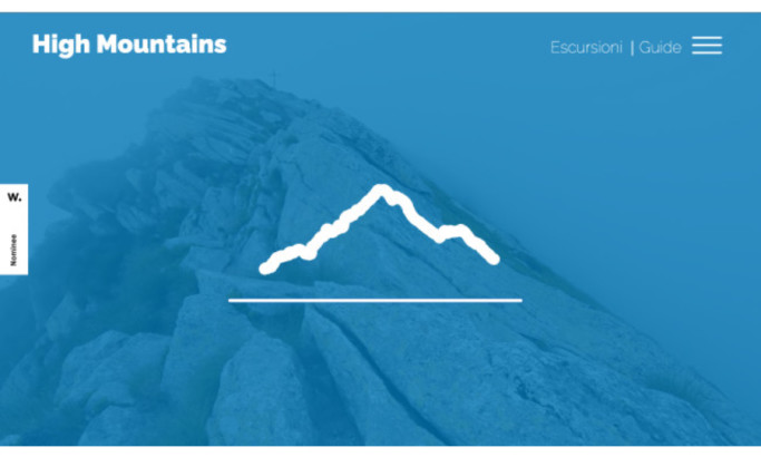 High Mountains Logo Design