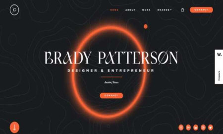 Brady Patterson Website Design