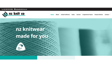 NZ Knit Website Design