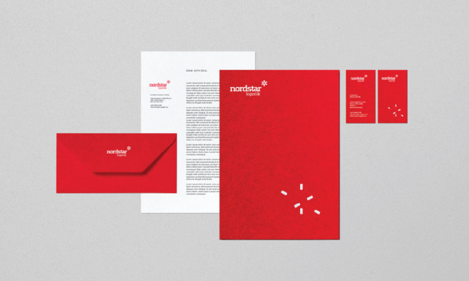 Nordstar Logistik Stationery Print Design