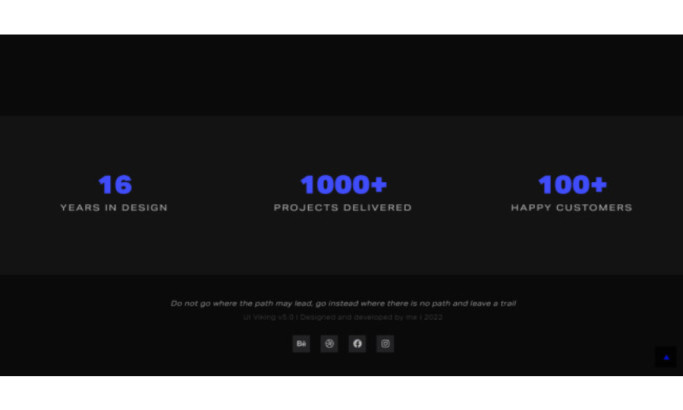 UI Viking Website Design