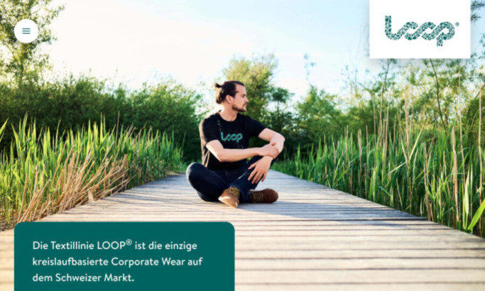 Loop Textiles Website Design