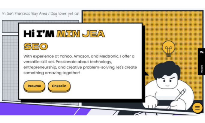 Min Jea Seo Website Design