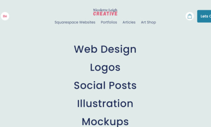 Nicolette Leigh Creative Website Design