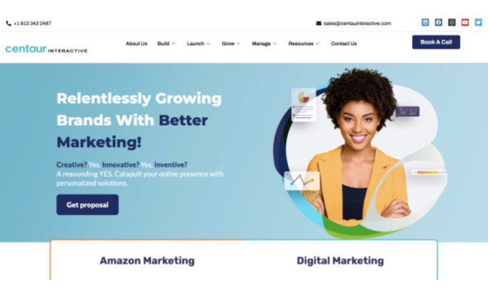 Centaur Interactive Website Design