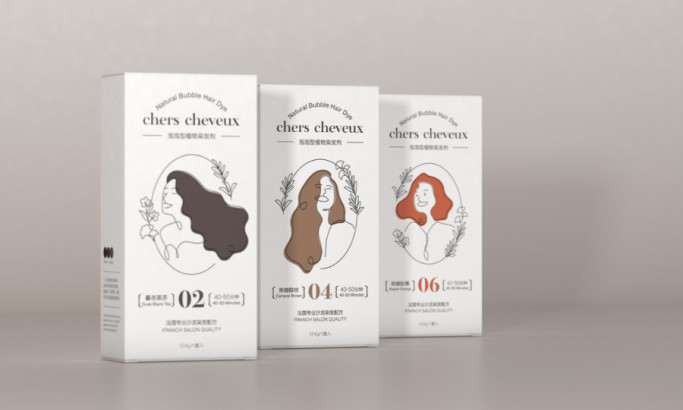 chers cheveus Packaging Design