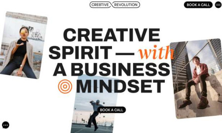 CRE8TIVE REVOLUTIONS Website Design