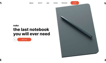 Nuka eternal stationery Website Design