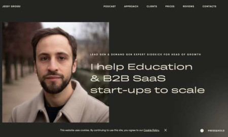 Jessy Grossi Website Design