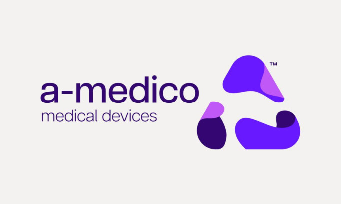 A-medico Logo Design