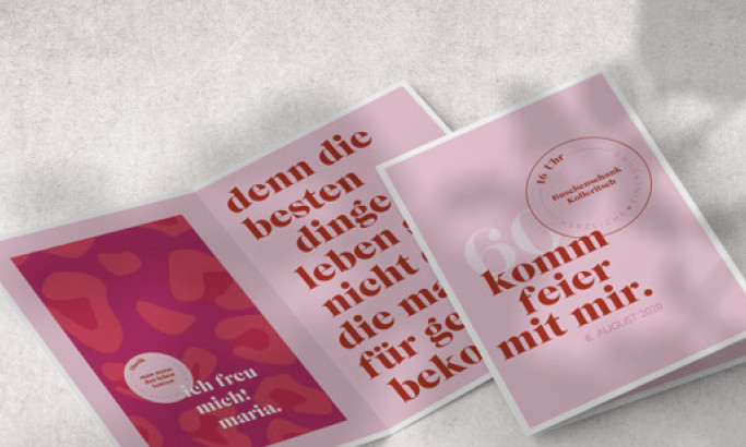 Birthday Invitation Print Design