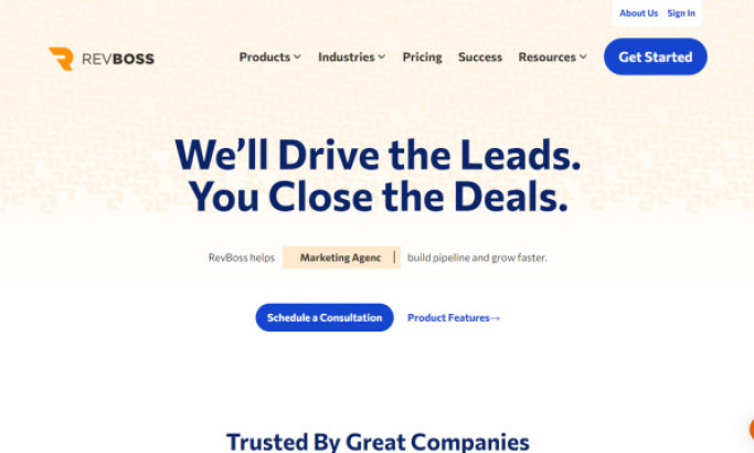 RevBoss Website Design