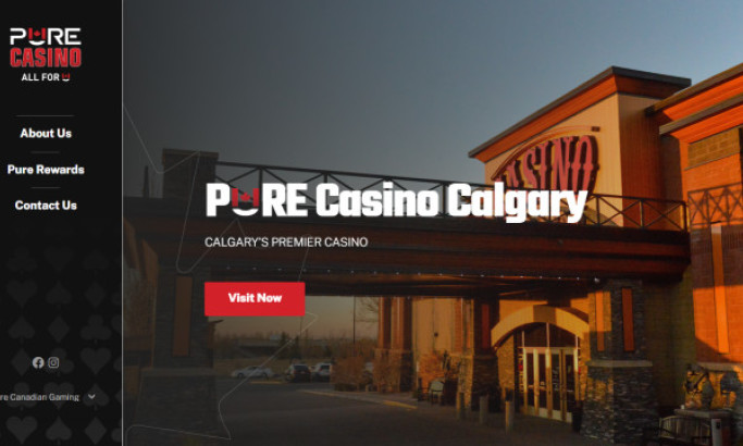 PURE Canadian Gaming Website Design