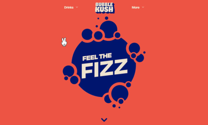 BUBBLE KUSH Website Design