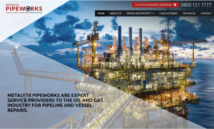 Metalyte Pipeworks Website Design