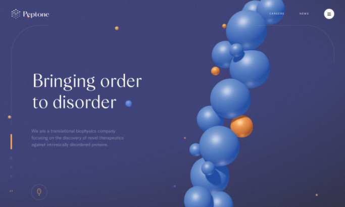Peptone Website Design