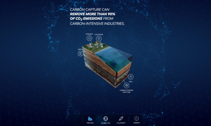 ExxonMobil Carbon Capture AR Website Design
