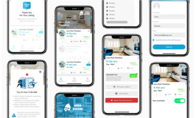 Amarooms App Design