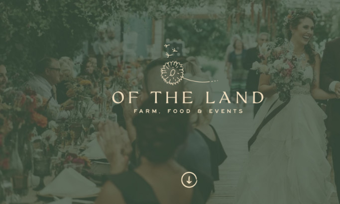 Of the Land Website Design
