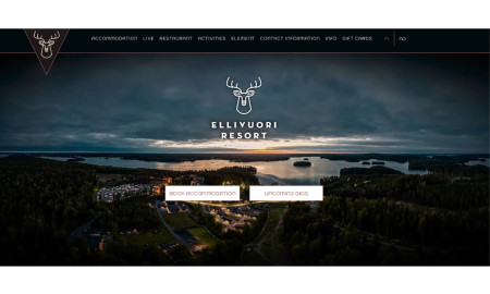 Ellivuori Resort Website Design