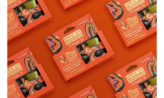 Simple Use Film Camera - Optimistic Ox Packaging Design