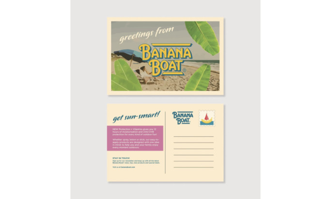 Banana Boat Print Design