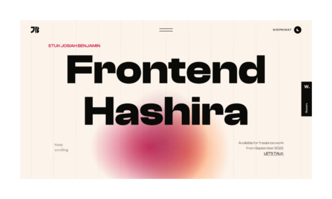 Josiah Website Design