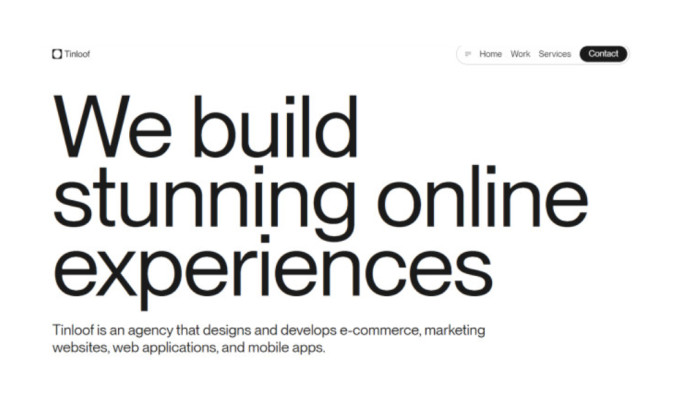 Tinloof Website Design