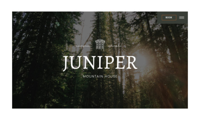 Juniper Mountain House Website Design
