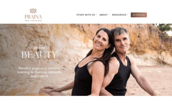 Prajna Yoga Website Design
