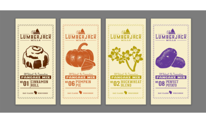LUMBERJACK MILLS Packaging Design