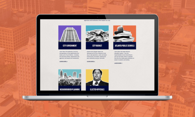 Center for Civic Innovation Website Design