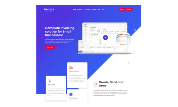 Invoice Crowd Website Design