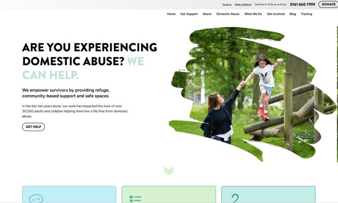 The Manchester Women's Aid website