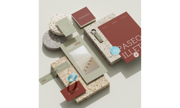 Studio VITA print design by Rojo Estudio.