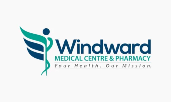 Windward Medical Centre and Pharmacy logo design by.
