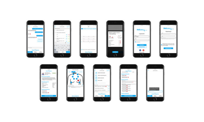 Medcases app design by Artur Macholla.