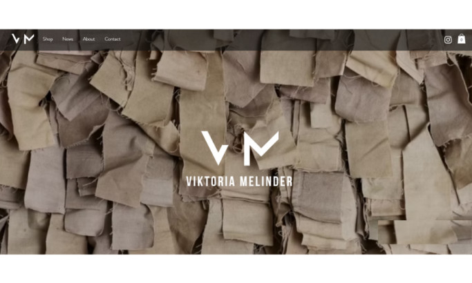 Viktoria Melinder website design by Visual Oasis.