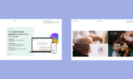 Alife website design by Nocturne Creative.