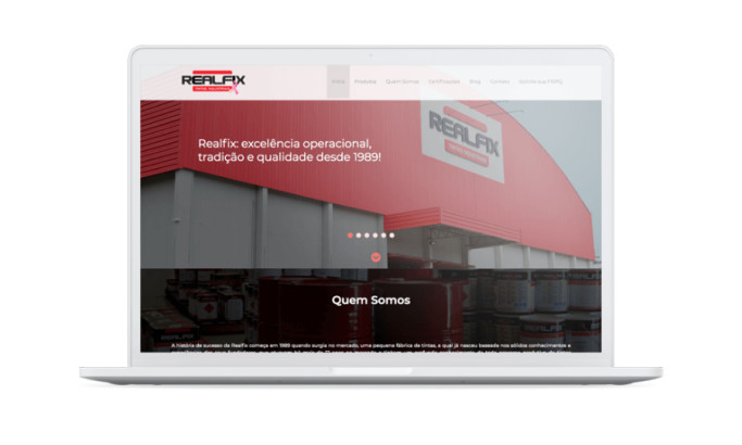 Realfix website design by Bulk Design.