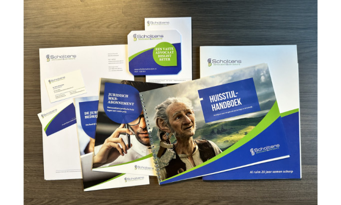 Scholtens Advocaten & Adviseurs print design by SHERPA grafisch ontwerp.