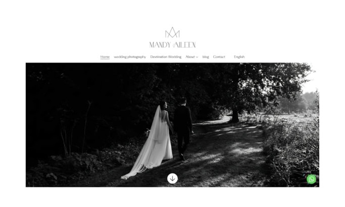Mandy Aileen Photography Website Design