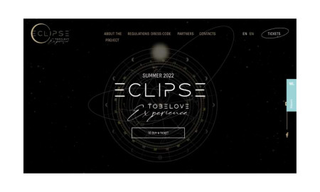 ECLIPSE event Website Design