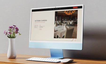 Victoria Garden website design by TommyZ Media