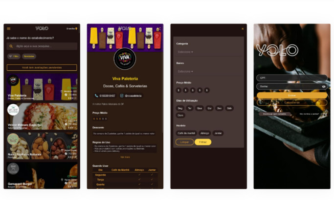 Yolo Club App Design by APP2B.
