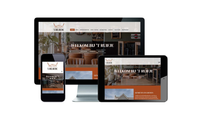 Restaurant t Ruifje Loenen Website Design by Web-vormgever.