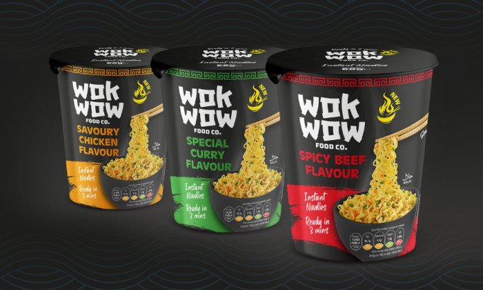 Wok Wow Packaging Design by Scene Print & Design